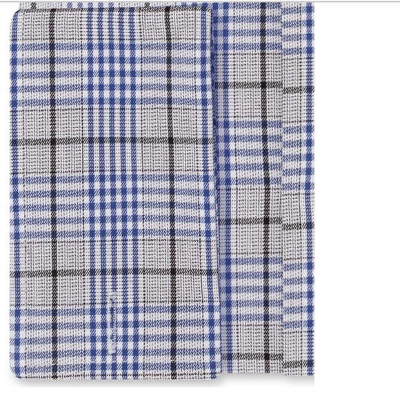 Sean John Men’s Classic/Regular Fit Blue Plaid - Picture 2 of 3
